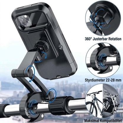 Vandtæt Telefonholder til Cykel & MC