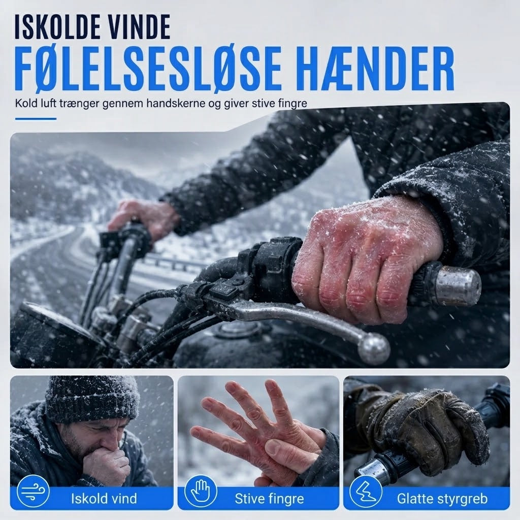 Vind- og Vandtætte Motorcykelhandsker